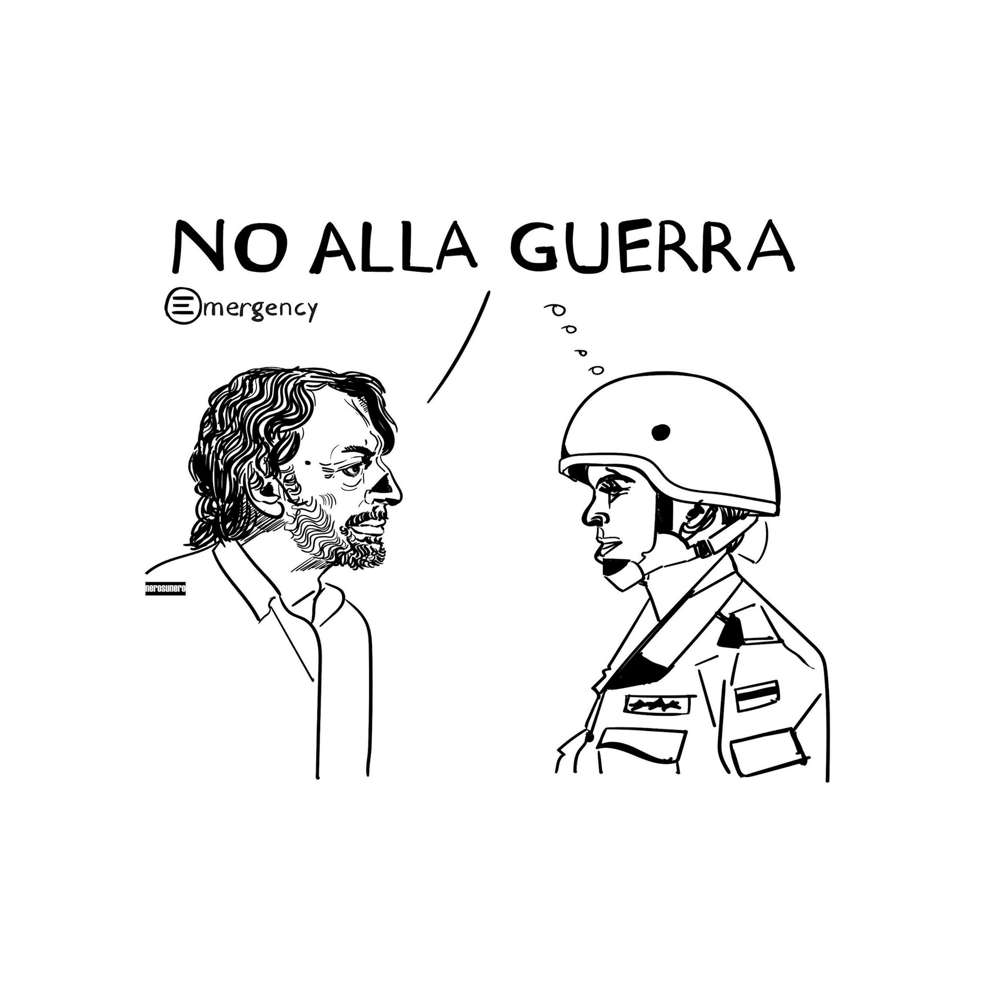 #Drw-#2021-x044 No alla Guerra (Gino Strada) 2021