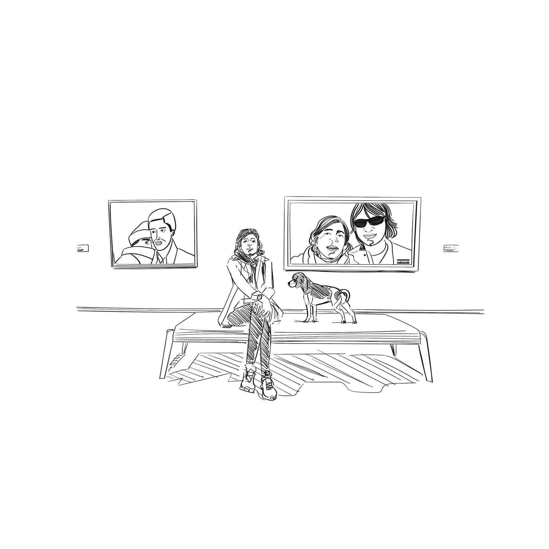 #Drw-#2021-x015 Sara and the Art Show (Vivien &amp; Vincent, Sarah &amp; Mario) 2021