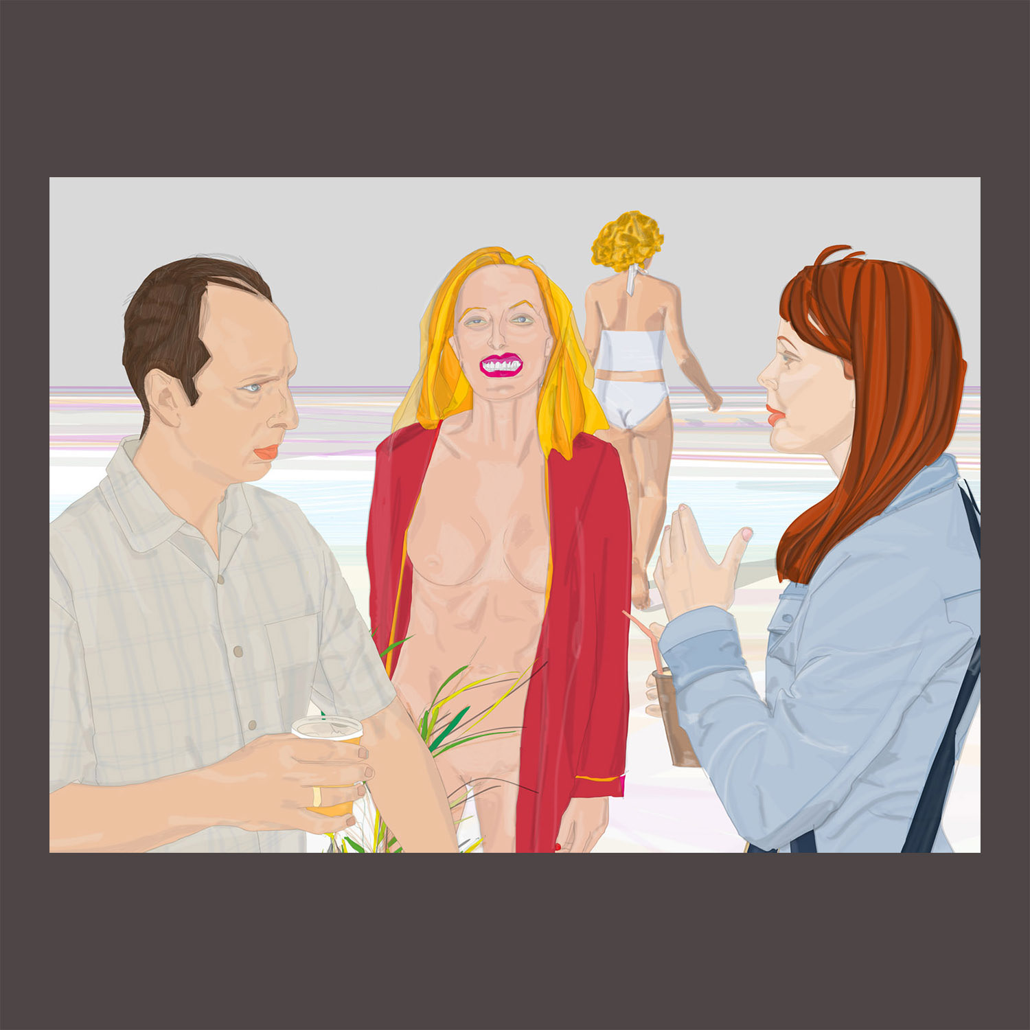 #664 Afternoon drinks, 2012. Editiion of 7,40x50cm