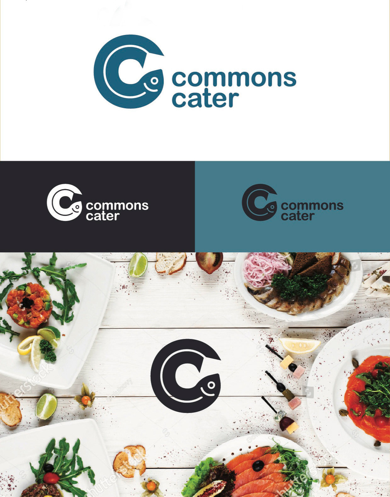"C.C" Initials Phase. Incorporating Signature dishes elements