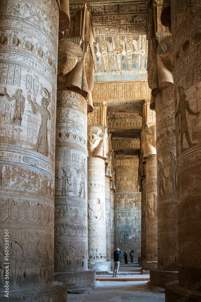 Hypostyle Hall at Dendera Temple