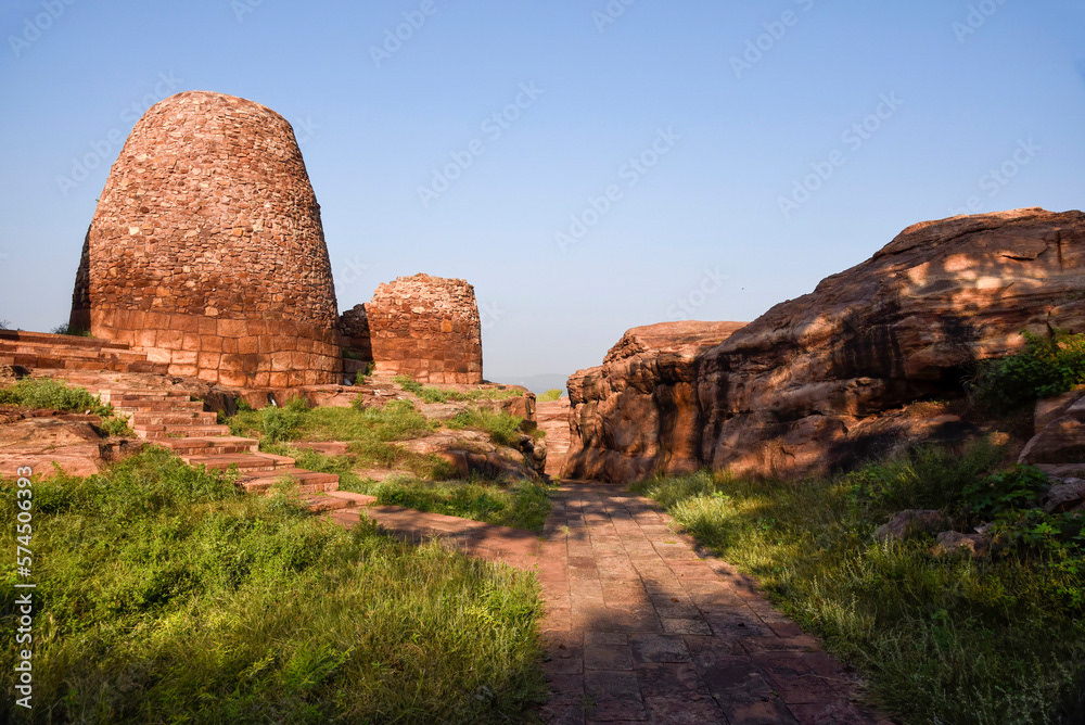 Granaries on Badami Fort