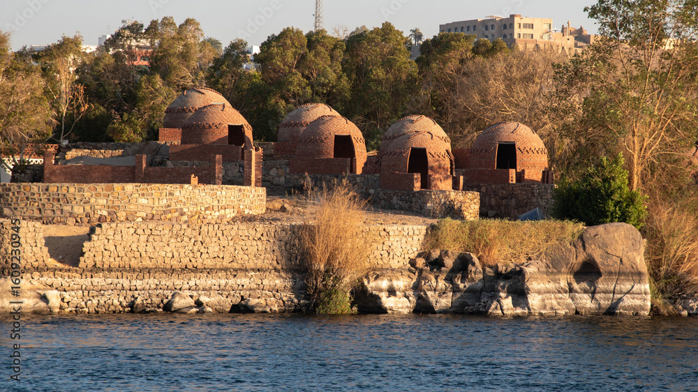 Traditional Nubian houses, Aswan