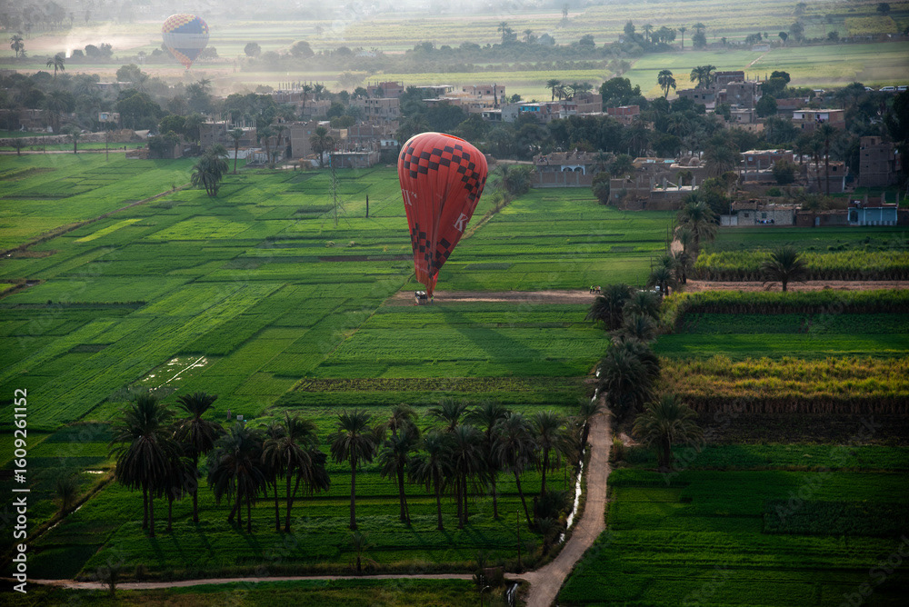 Hot air balloon ride, Luxor