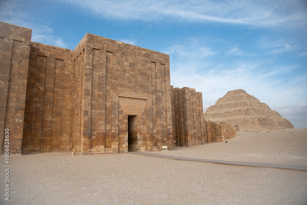 Step Pyramid of Djoser at Saqqara, Egypt