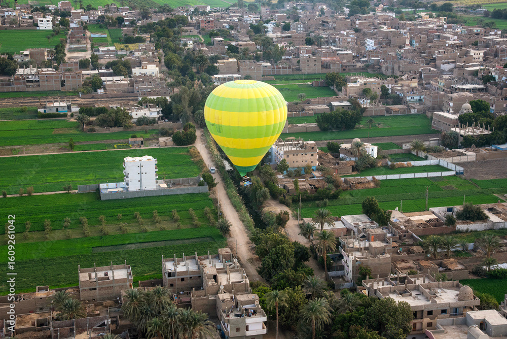 Hot air balloon ride, Luxor