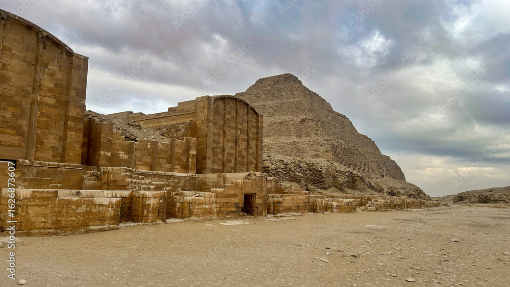 Step Pyramid complex, Saqqara, Egypt
