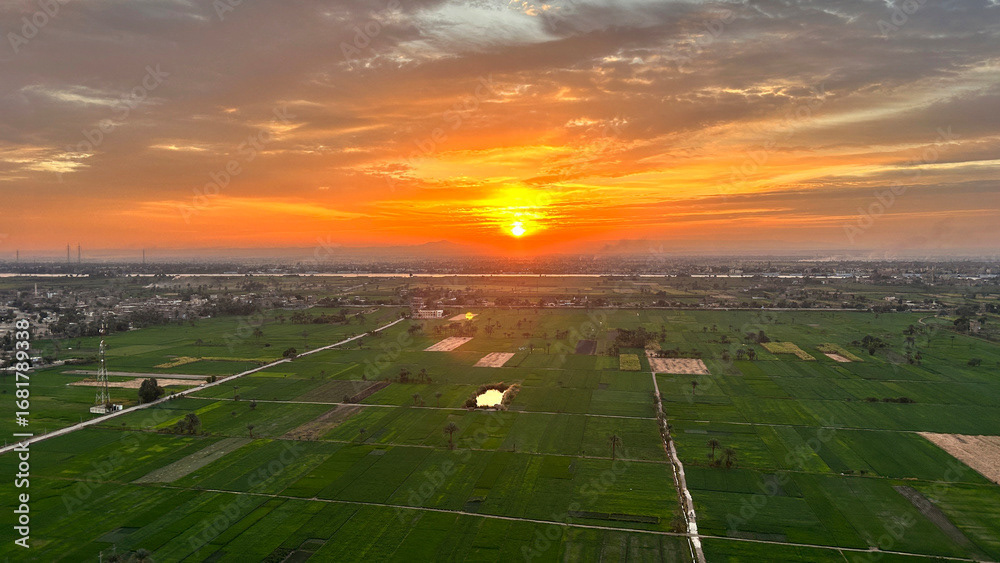 Hot air balloon ride, Luxor
