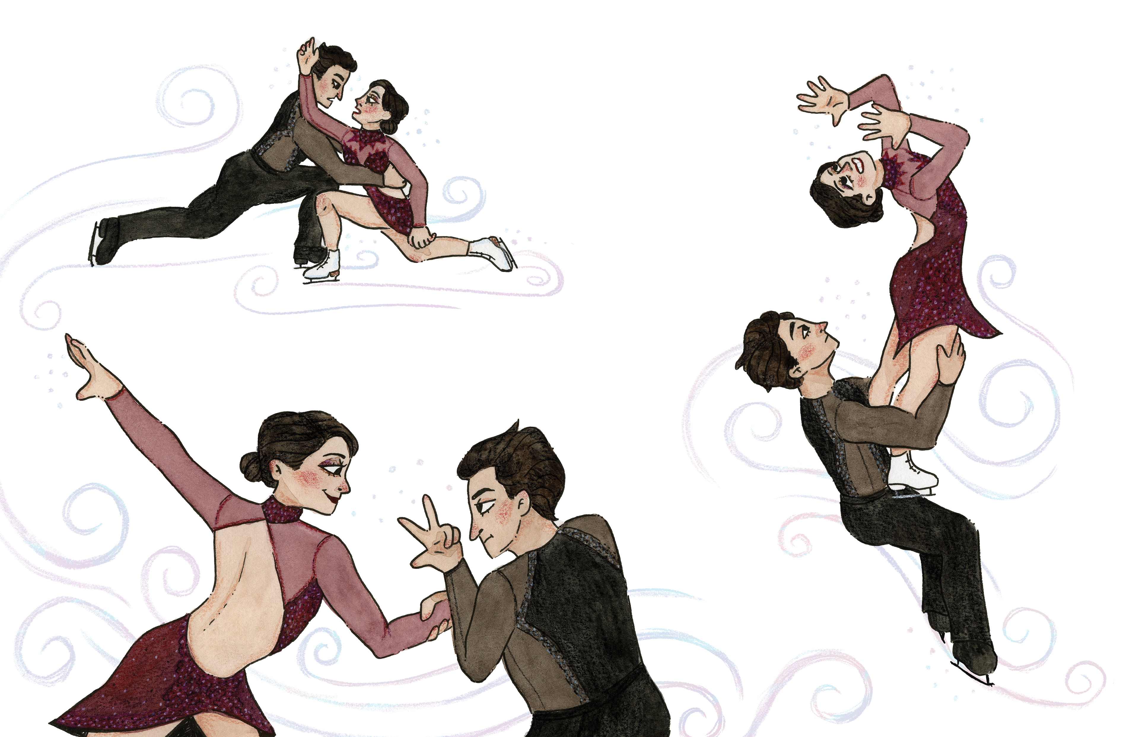 Tessa Virtue and Scott Moir