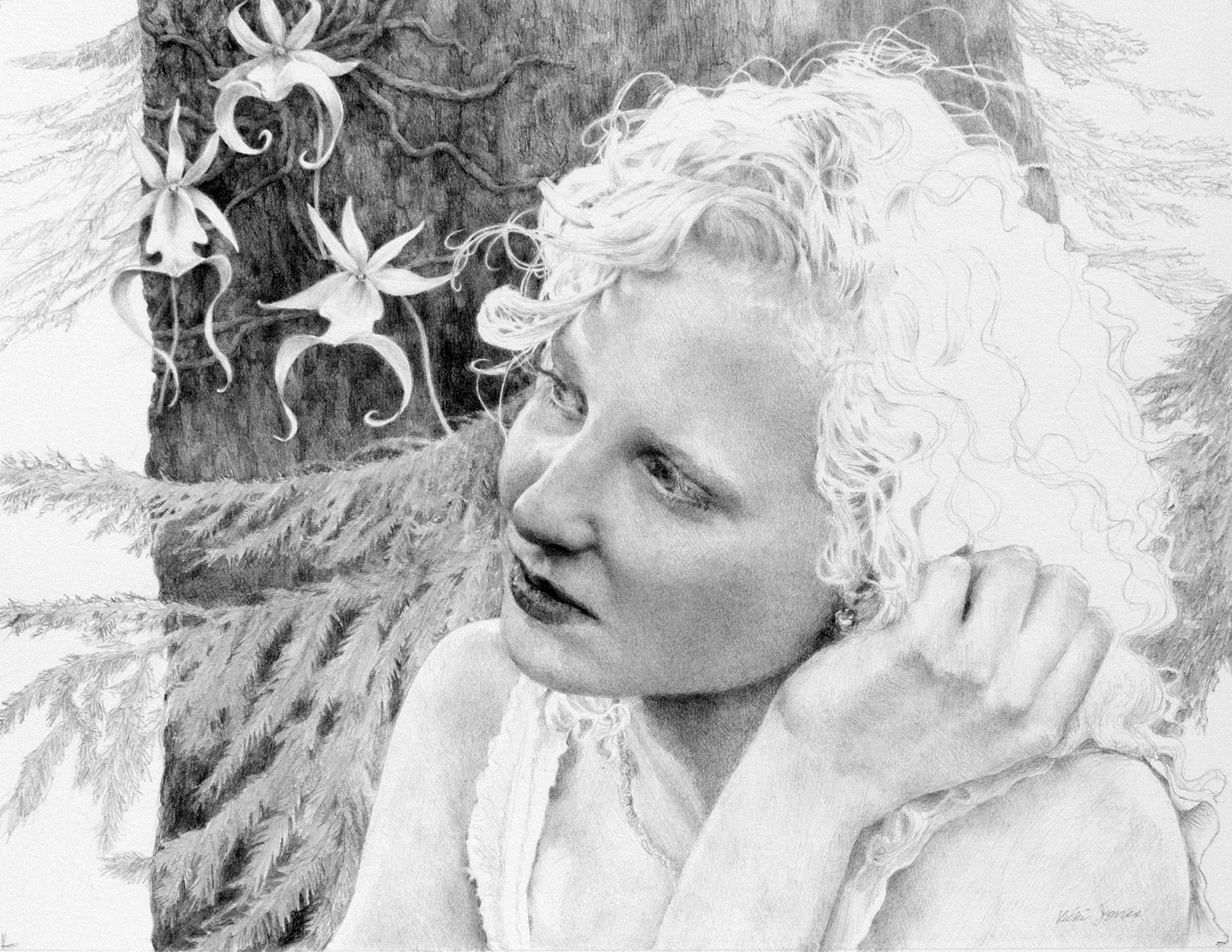 Rarity - Graphite on paper, 13 1/2" x 10 1/2" - Reproduction available