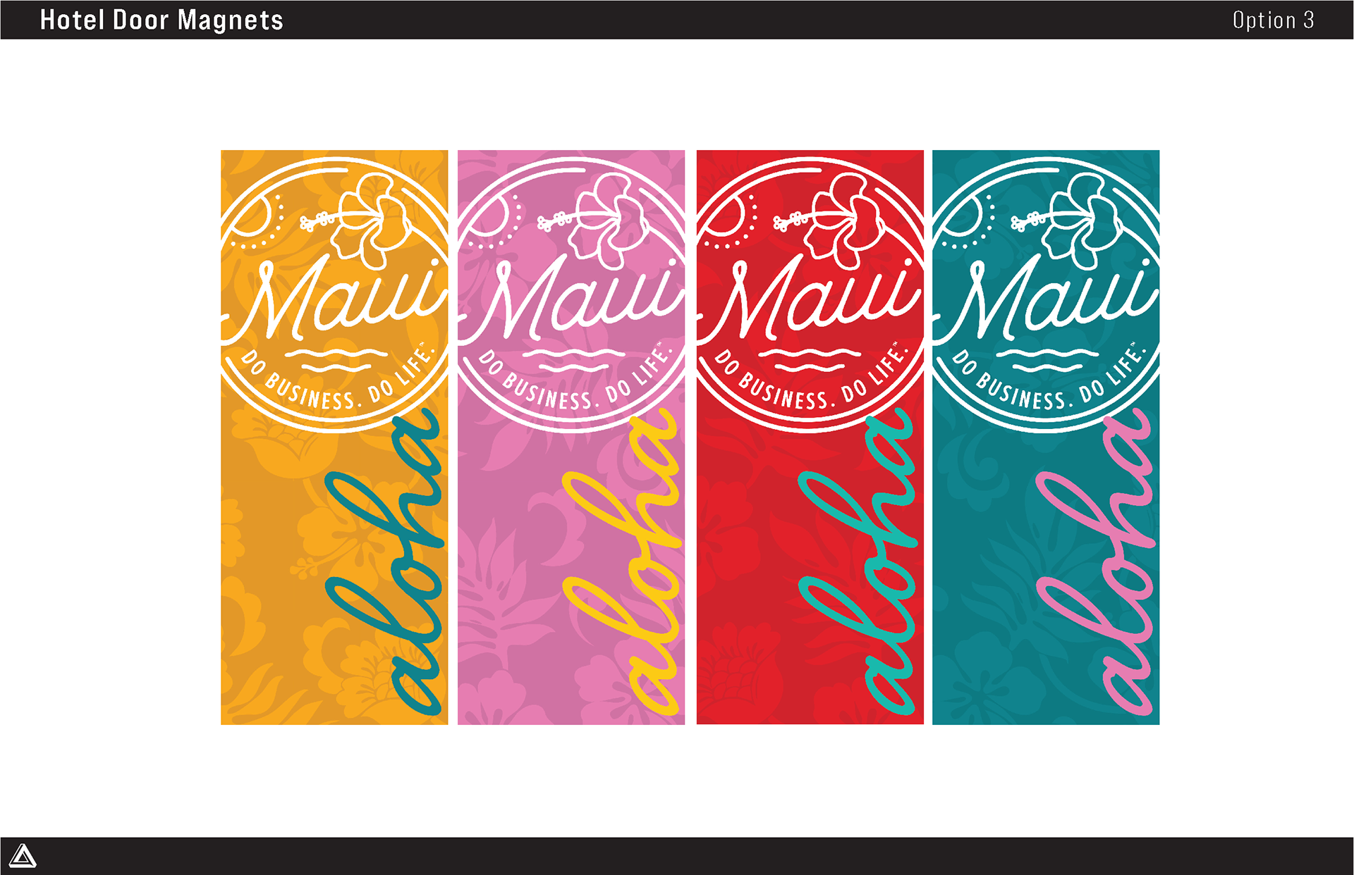 Hotel-Room Door Magnets, to help guests identify their rooms