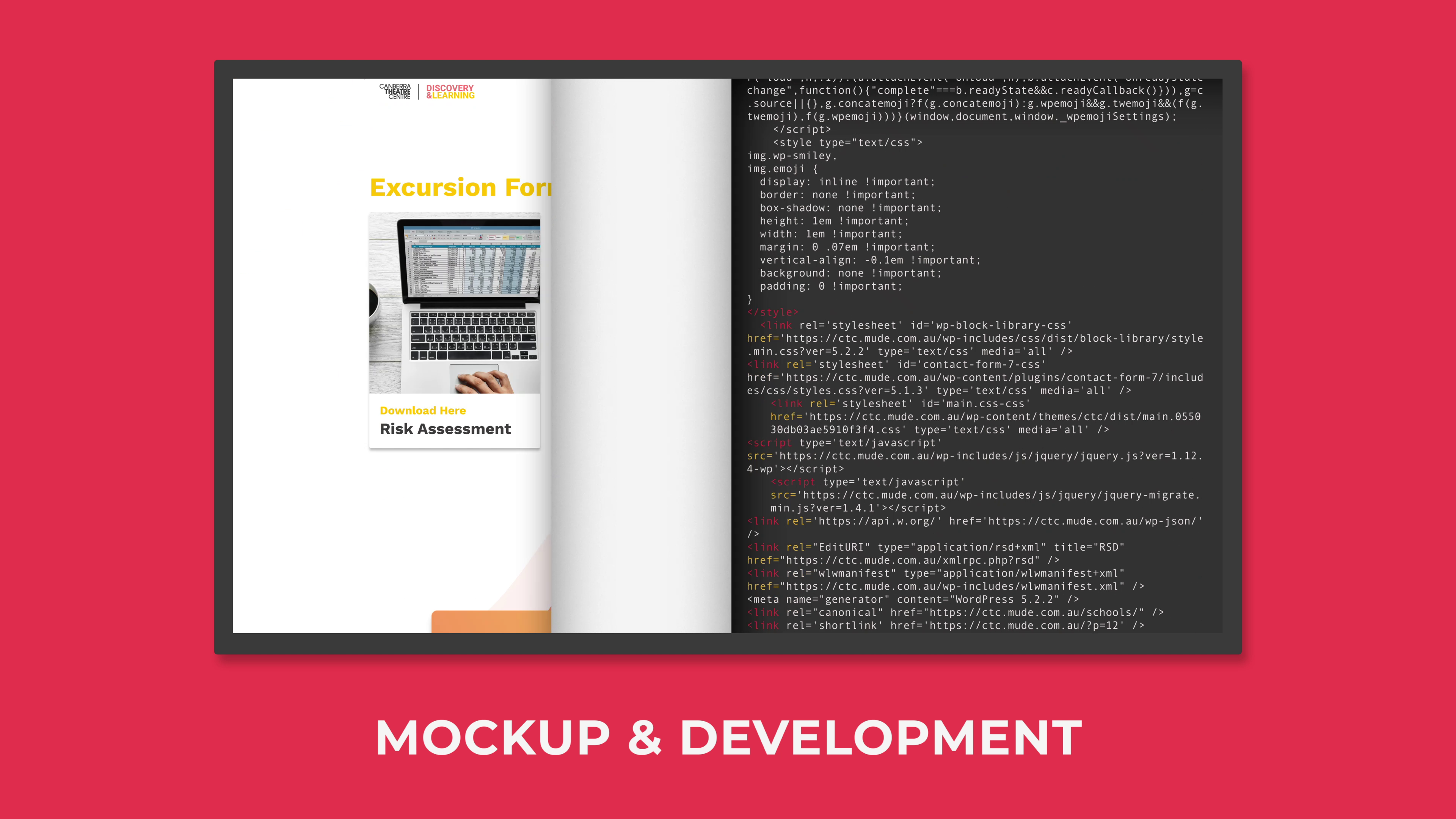 Front-end and back-end