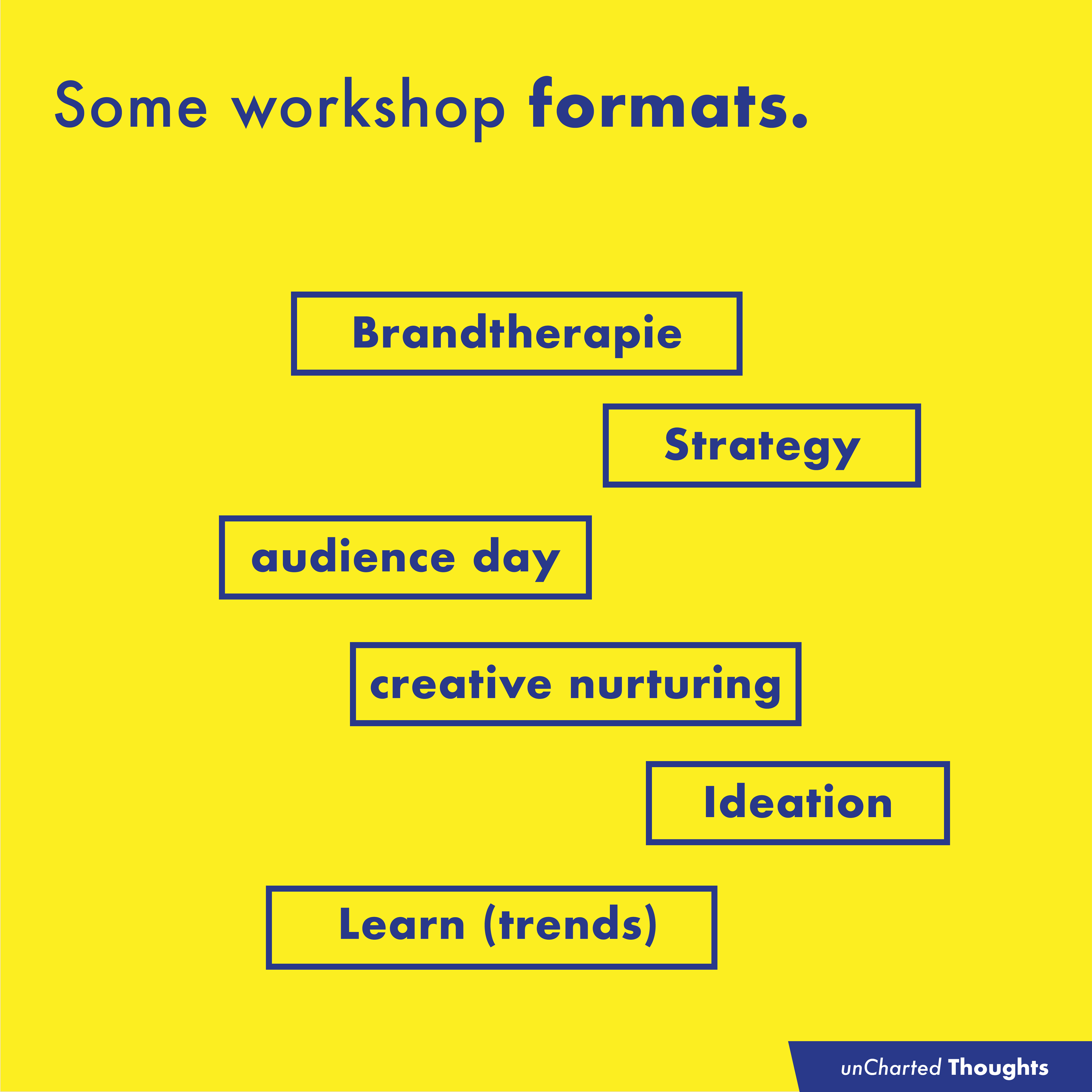 Workshop formats