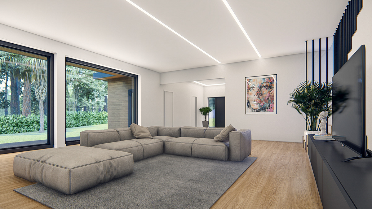 Márcio Silva - 3D single family home interior