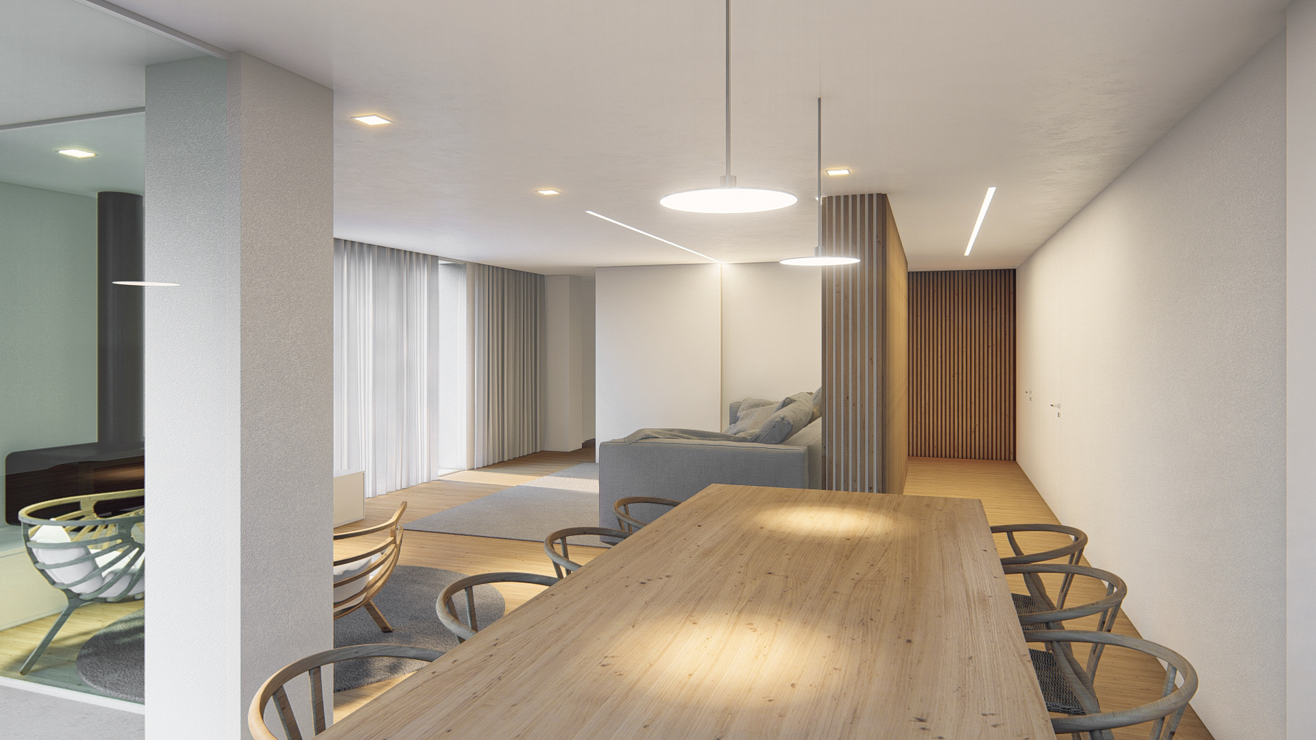 Márcio Silva - 3D minimalist home interior