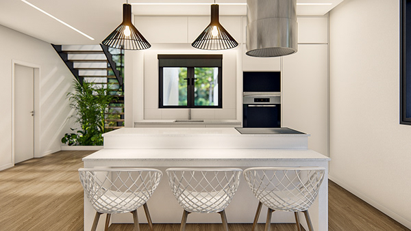 Márcio Silva - 3D interior wooden style - new wave