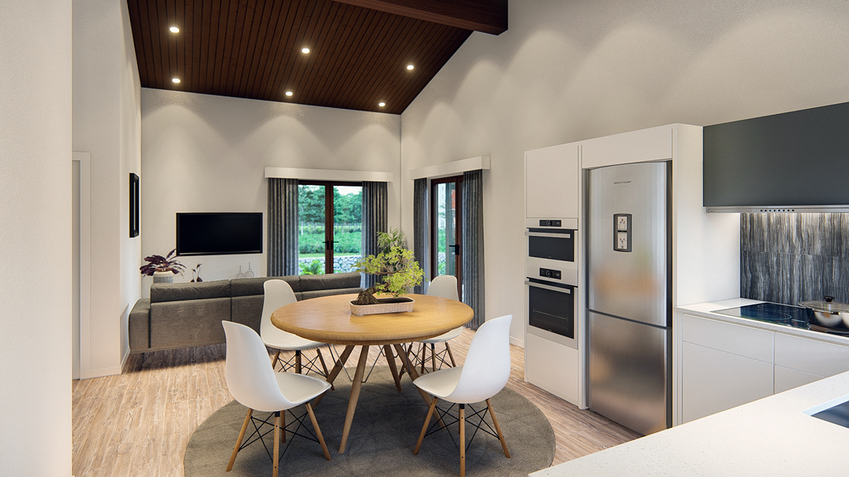 Márcio Silva - kitchen interior 3D render