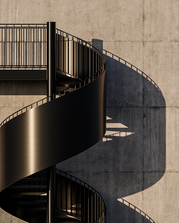 Márcio Silva - 3D Spiral Staircase