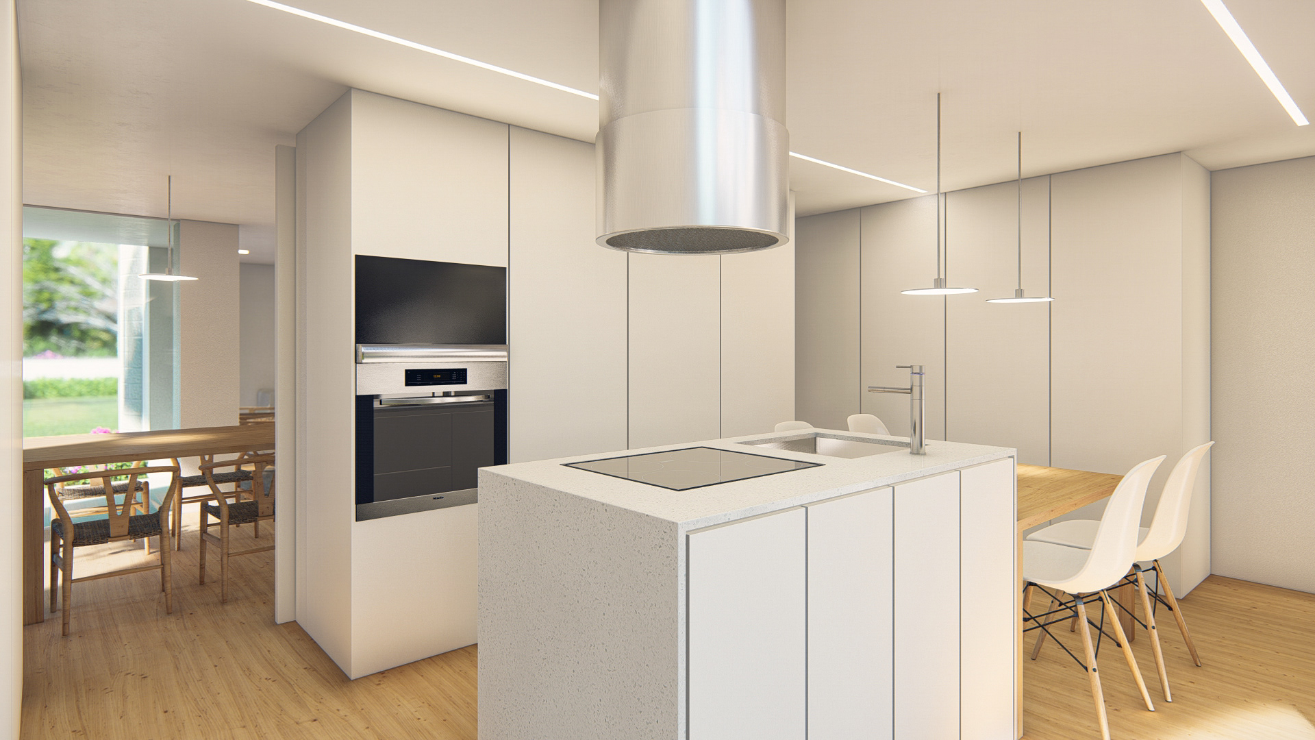 Márcio Silva - 3D minimalist home interior