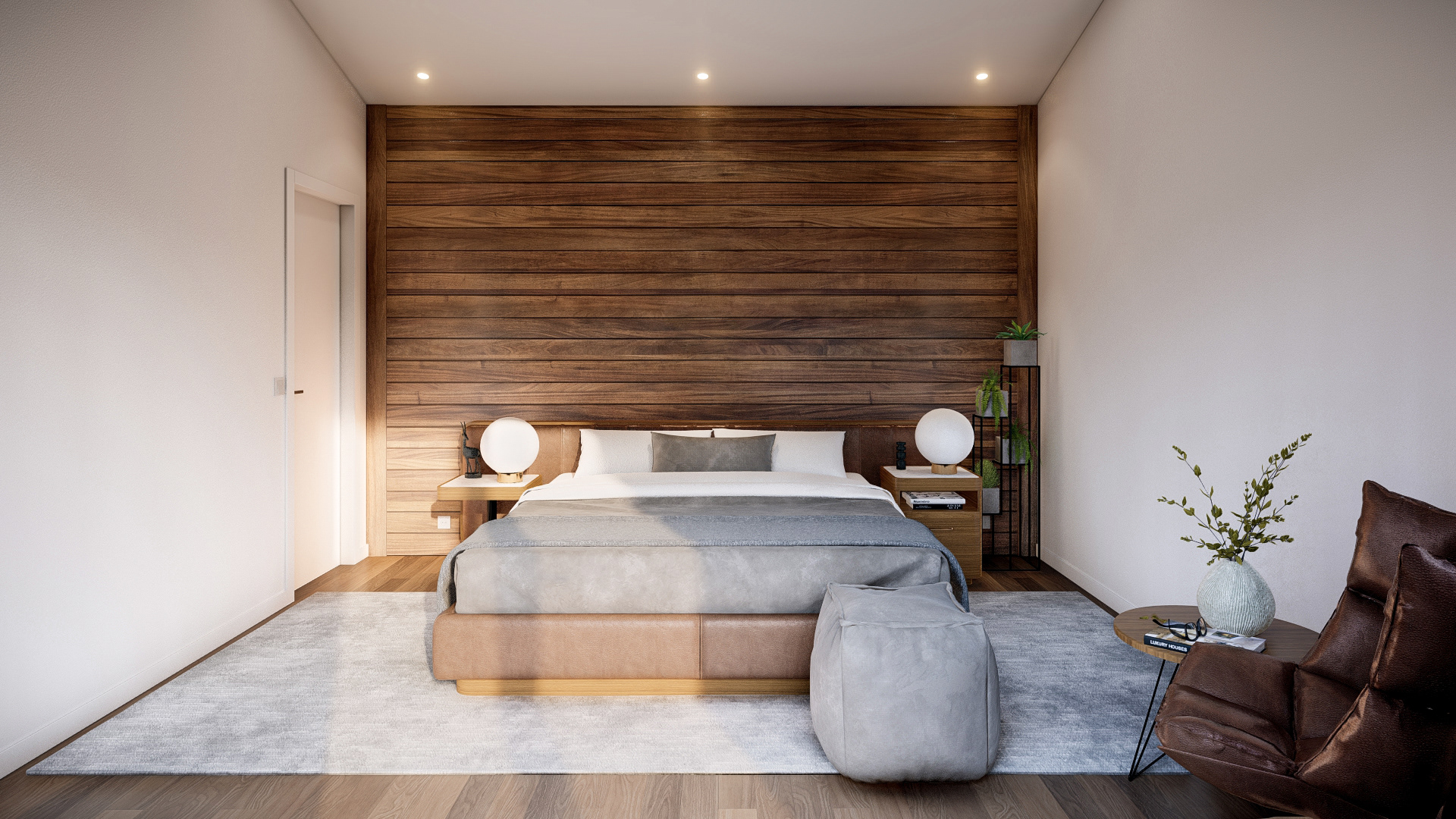 Márcio Silva - wooden bedroom