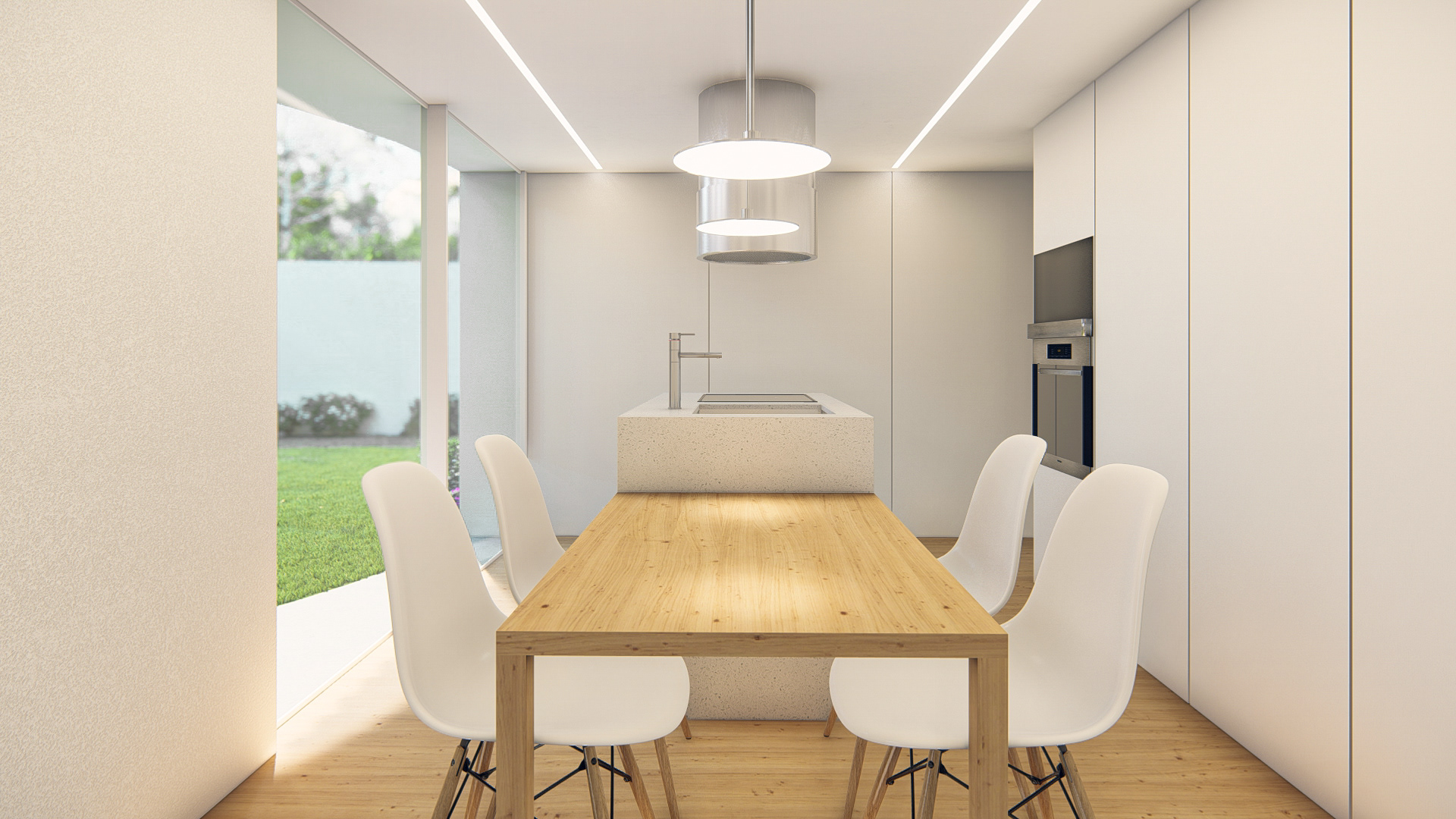 Márcio Silva - 3D minimalist home interior
