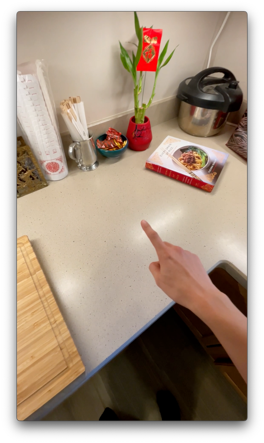 User choses a surface they want to open an app on
