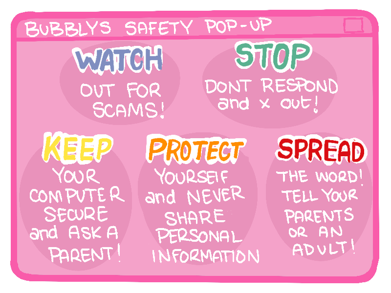 Safety Pop Up Window, 'Websurfers Y2K', 2024