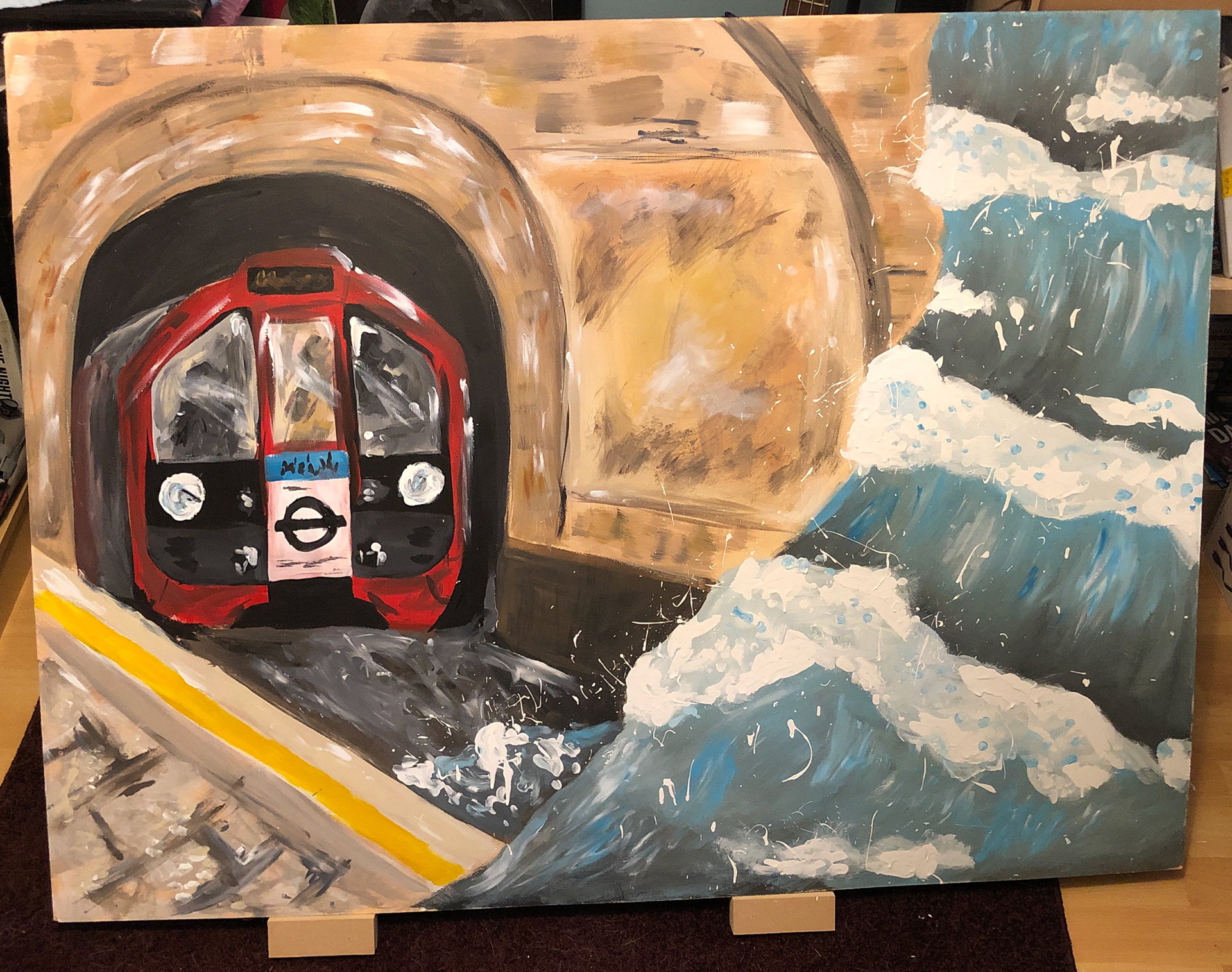 2020, Acrylic on Wood