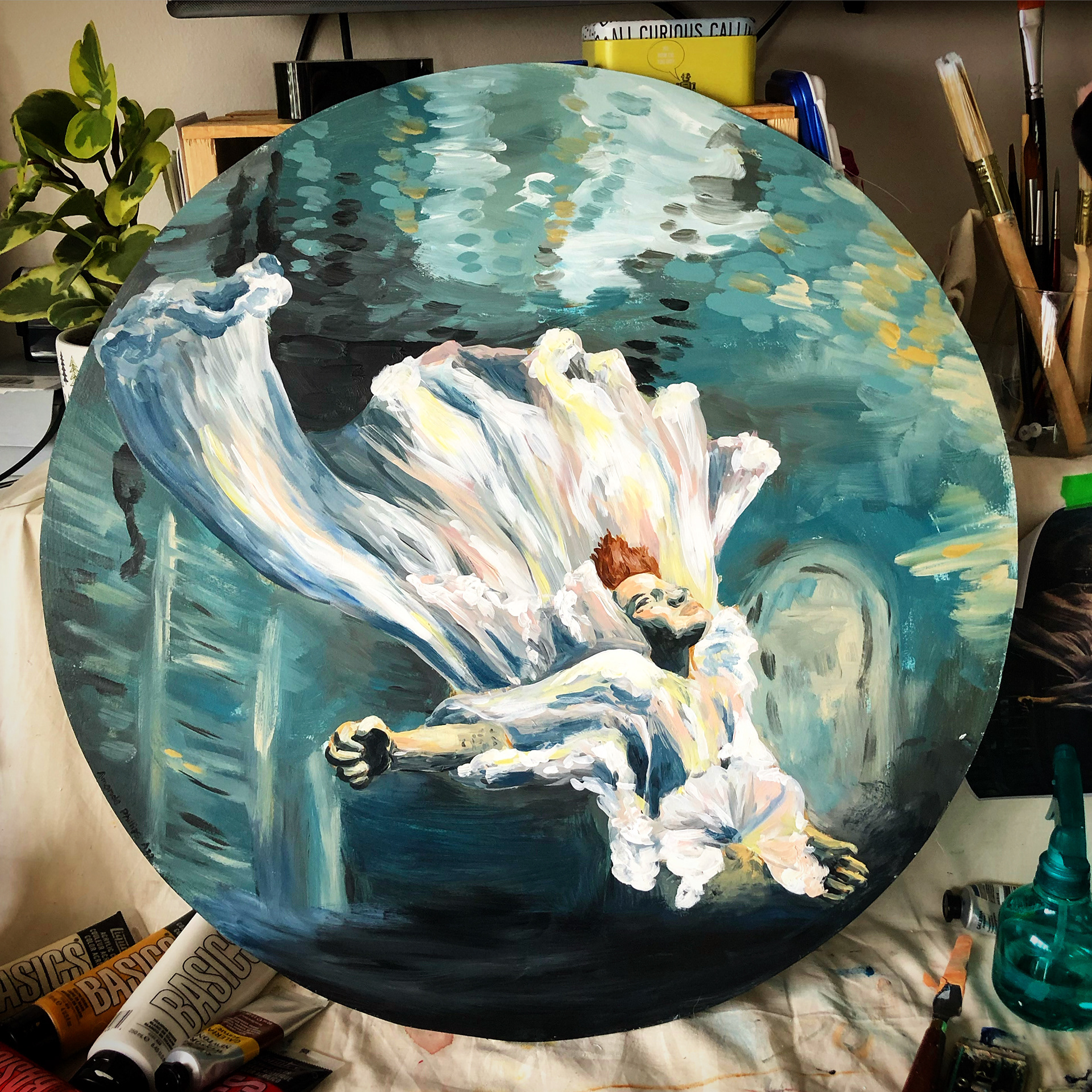 2020, Acrylic on Wood