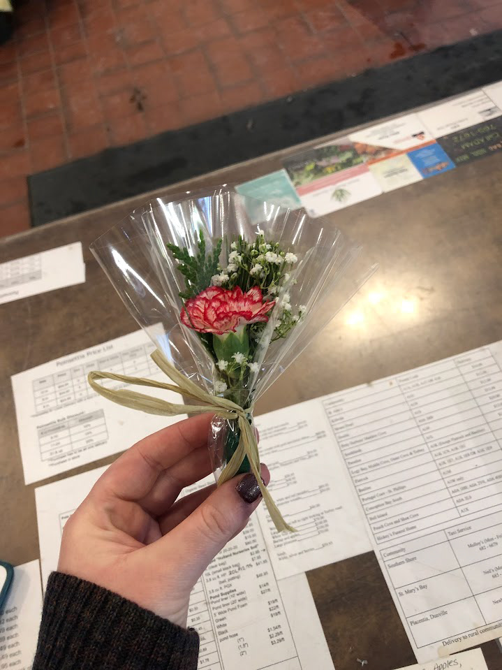 Single Small Christmas Boutonniere