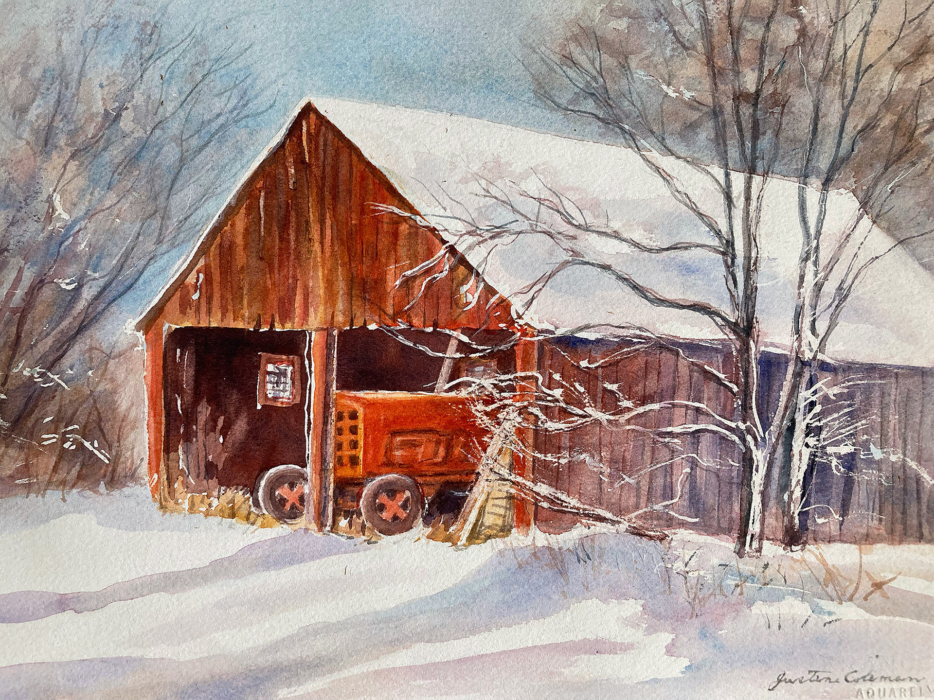 Barn in Winter