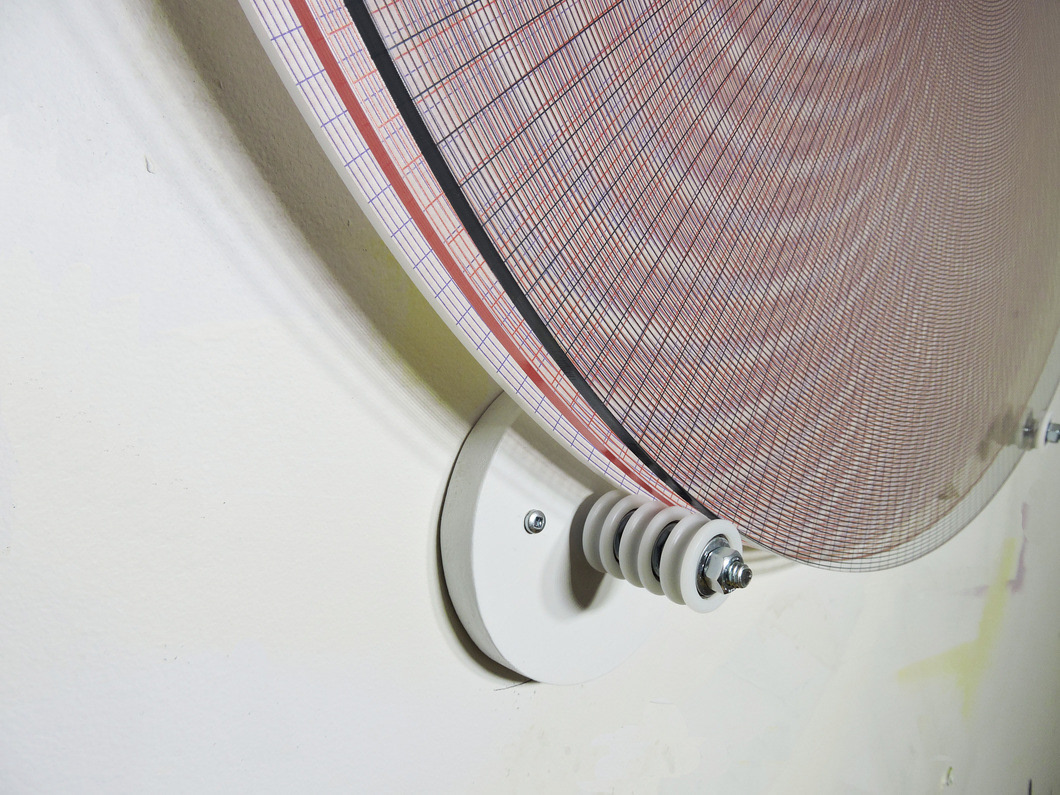 Lignes FP close up Vue de proche de l’oeuvre