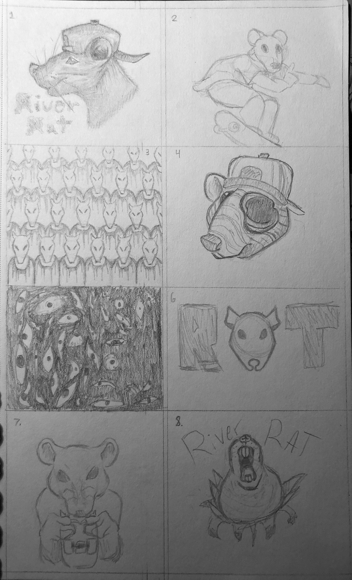 Page 1 / River Rat Bag Sketches