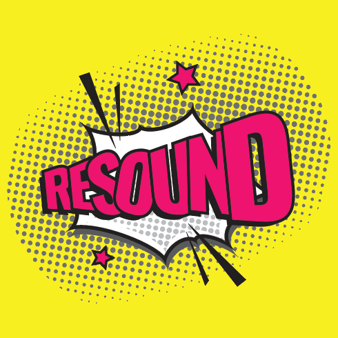 Round / Yellow & Pink