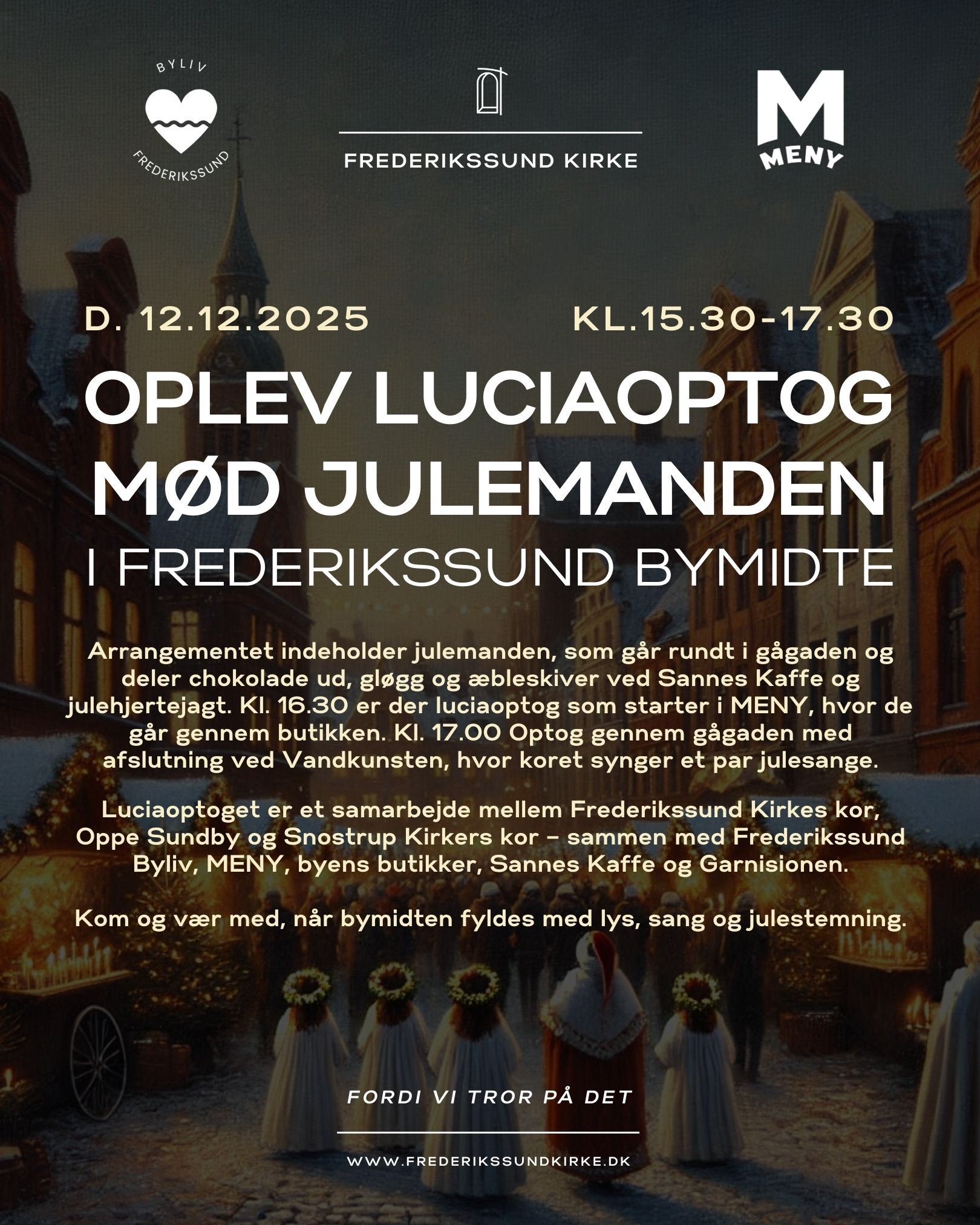 FREDERIKSSUND KIRKE, FREDERIKSSUND KOMMUNE, MENY, POSTER