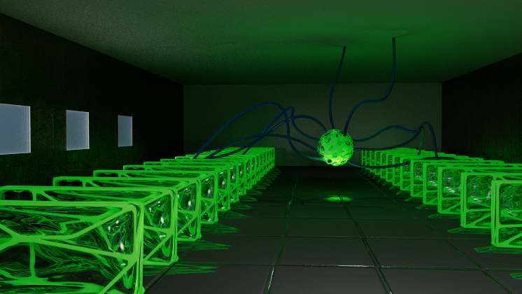 AI Chamber with Nano-Chip Mainframes