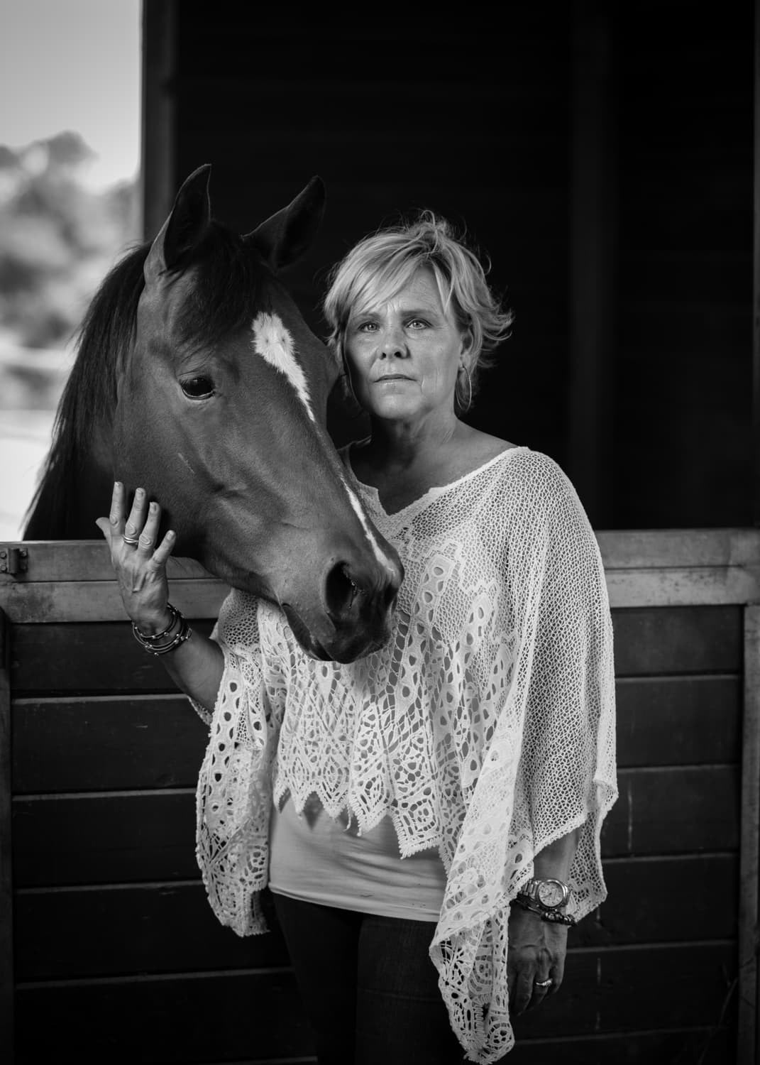 Jenny Williamson Courage worldwide founder with her horse