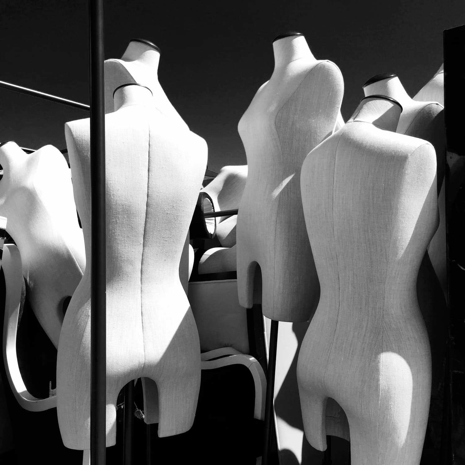 Group of mannequins Corte Madera, California