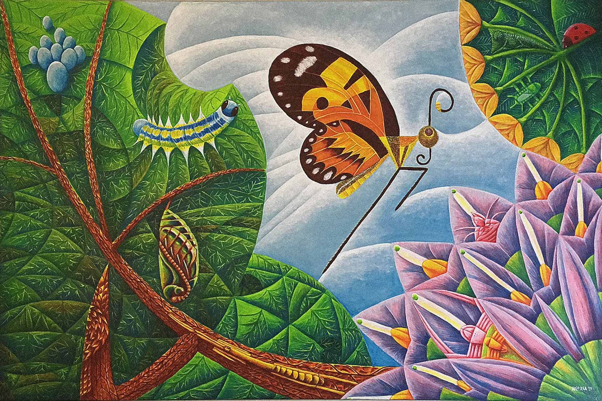Soberana, 2019 - Acrílica sobre tela, 150x100cm