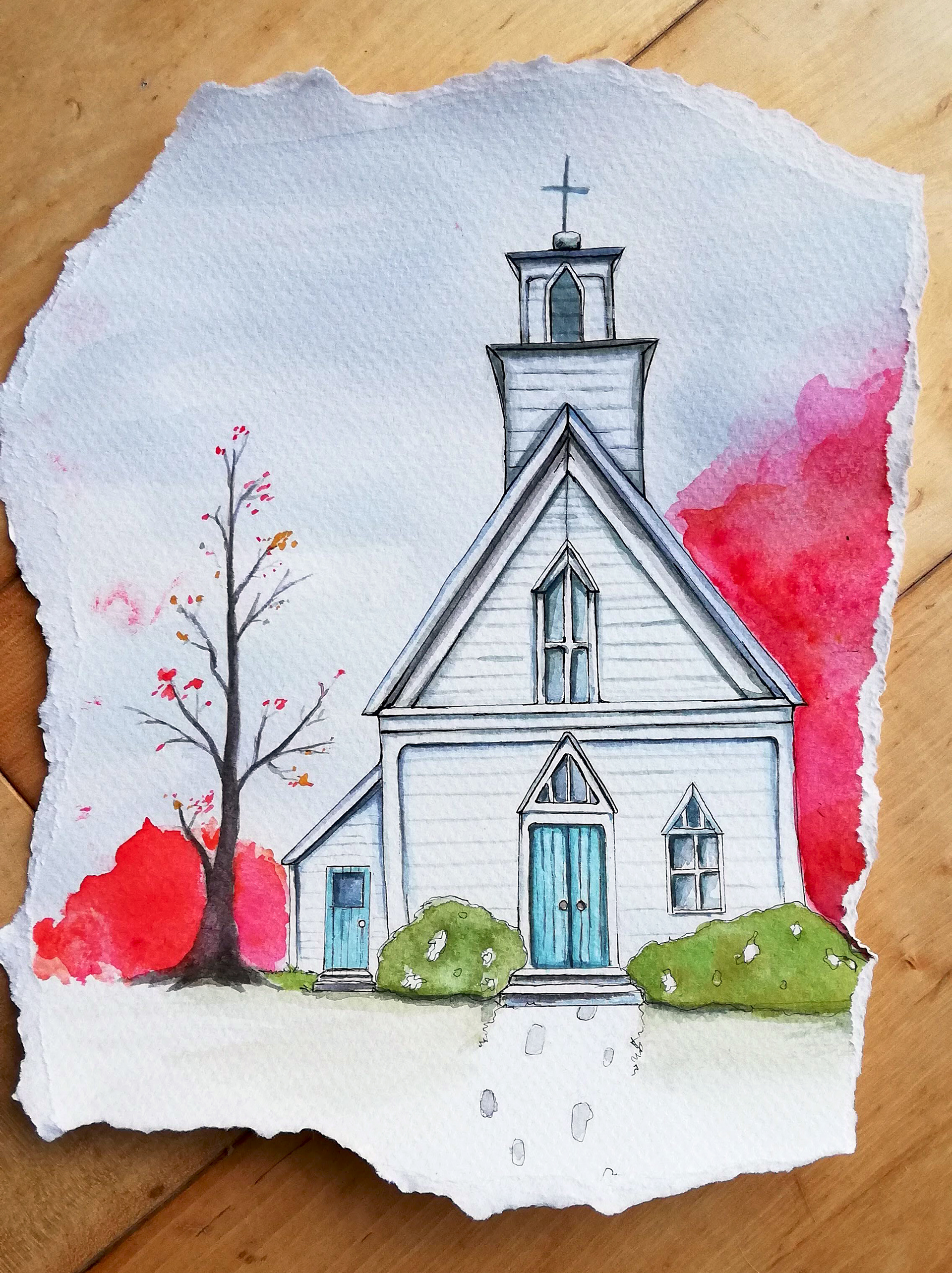 Torn: Watercolour, 2020