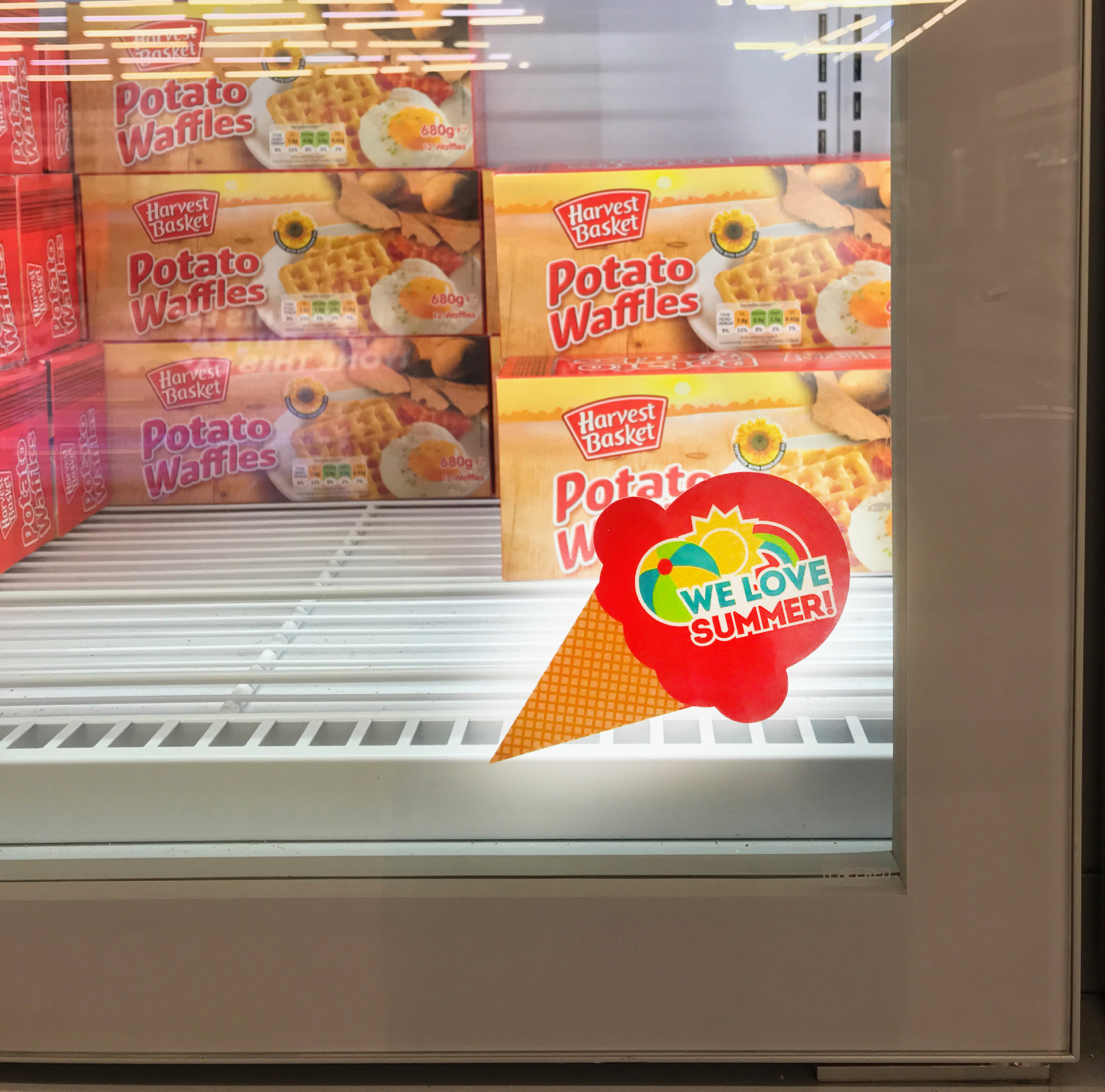 We Love Summer Chiller Cabinet Sticker
