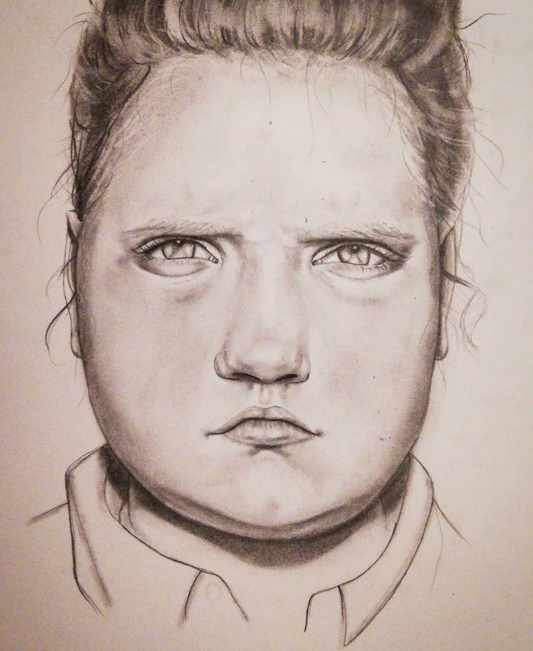 Portrait of a Girl: Graphite on Paper, 2020