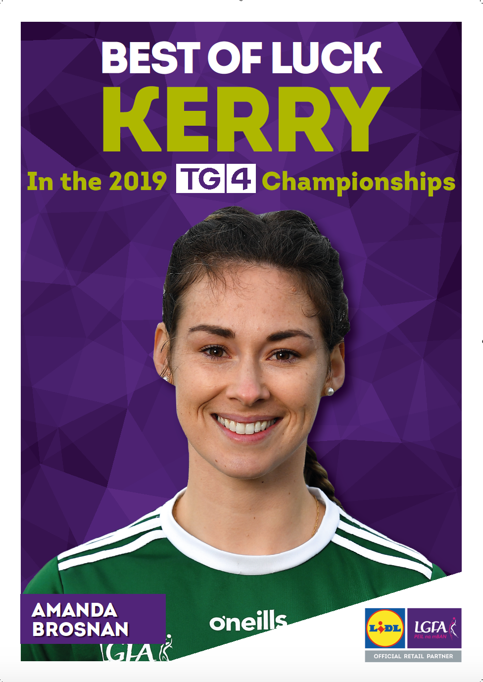 Lidl LGFA Sponsorship A0 Poster Design