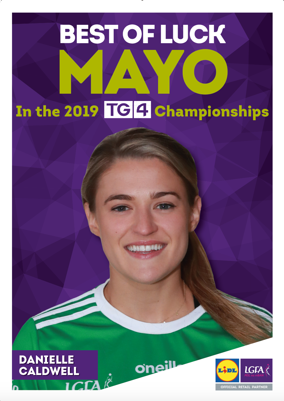 Lidl LGFA Sponsorship A0 Poster Design