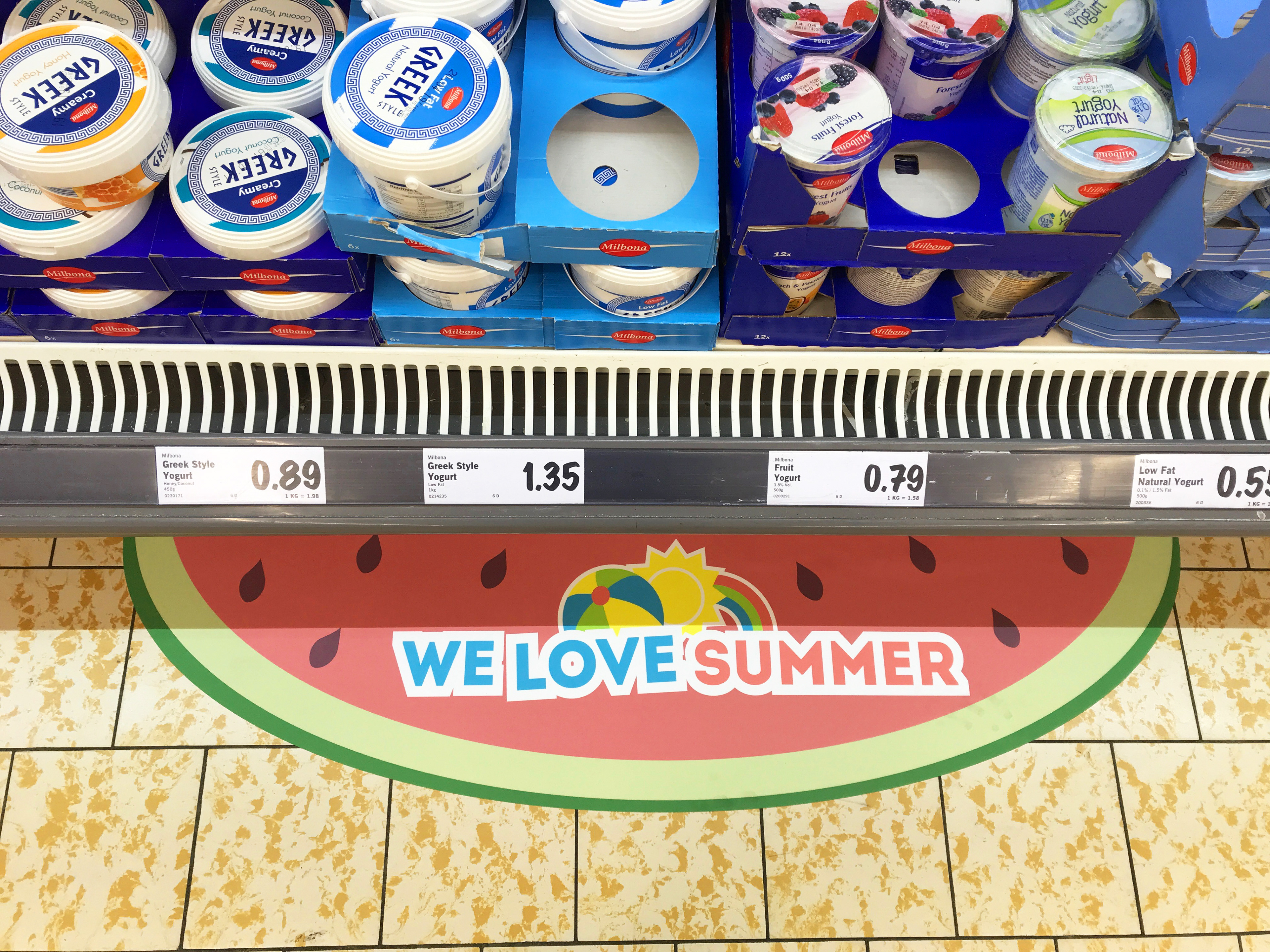 We Love Summer Floor Sticker