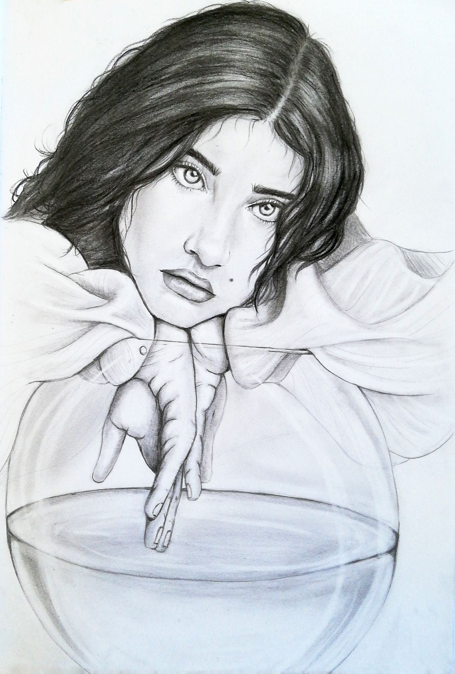 Girl: Graphite on Paper, 2020