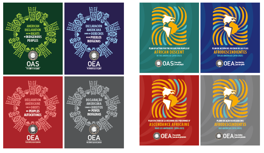 OAS Declarations on Indigenous people, and Afrodescendants (4 lang each)