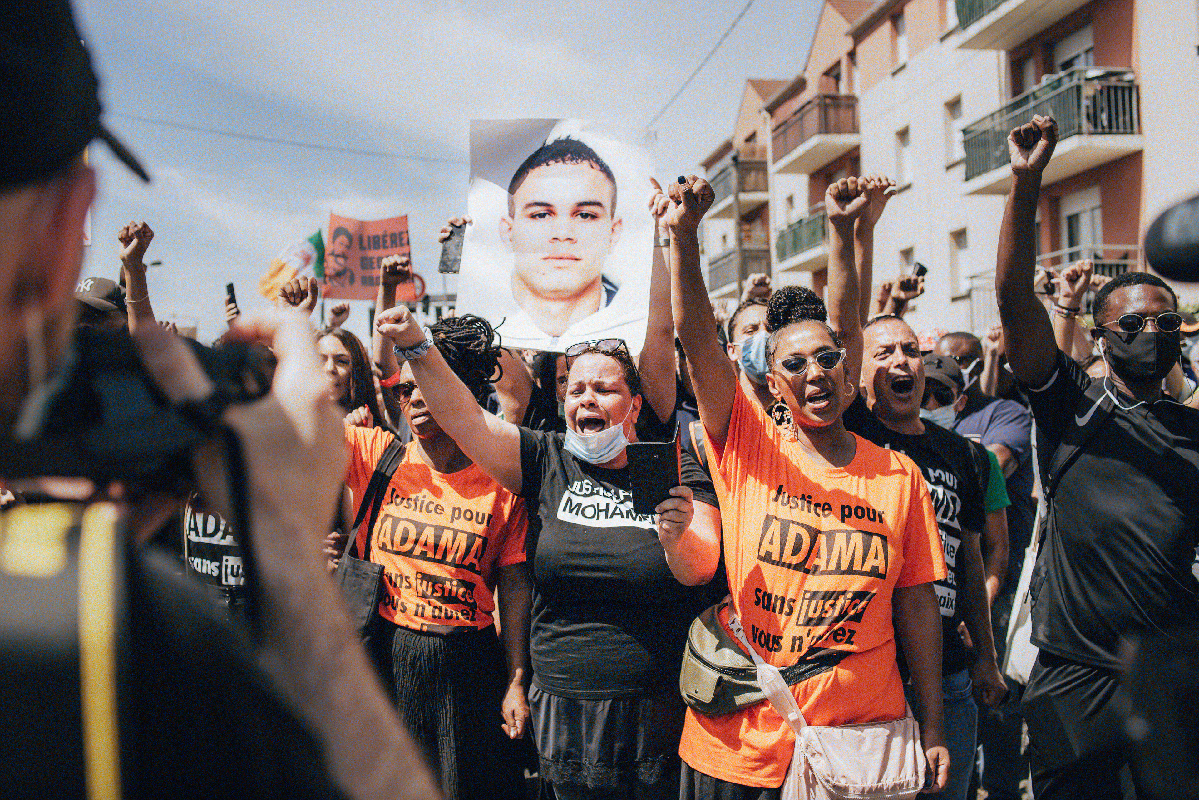 Demonstration for Adama Traoré.  18/07/20 - Beaumont sur Oise 