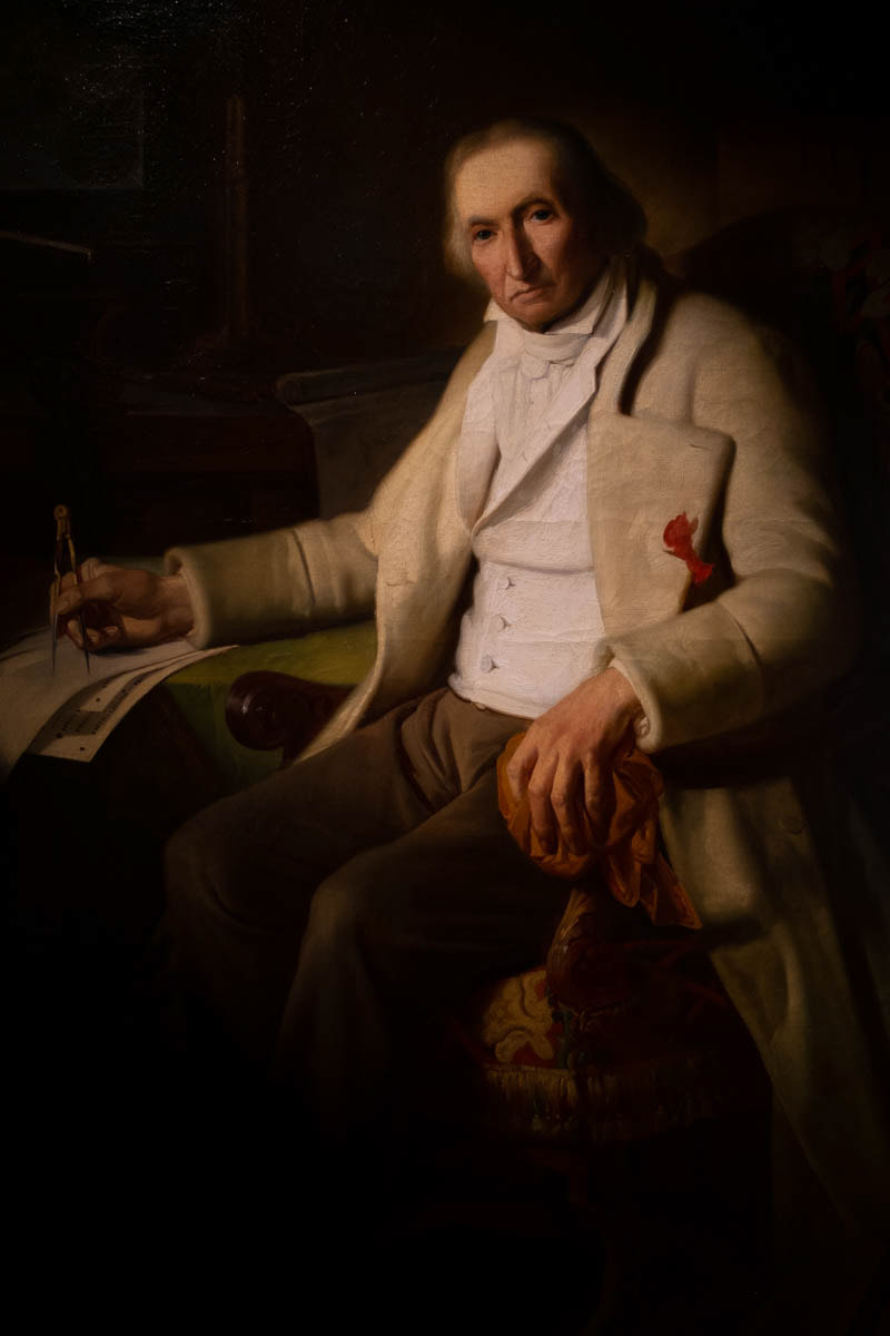 Joseph-Marie Jacquard (1752-1834) inventeur du métier à tisser mécanique et programmable par l'usage de cartes perforées et performantes...Son invention a permis une mécanisation du tissage mais a été mal acceptée par les Canuts, les ouvriers de la soie.