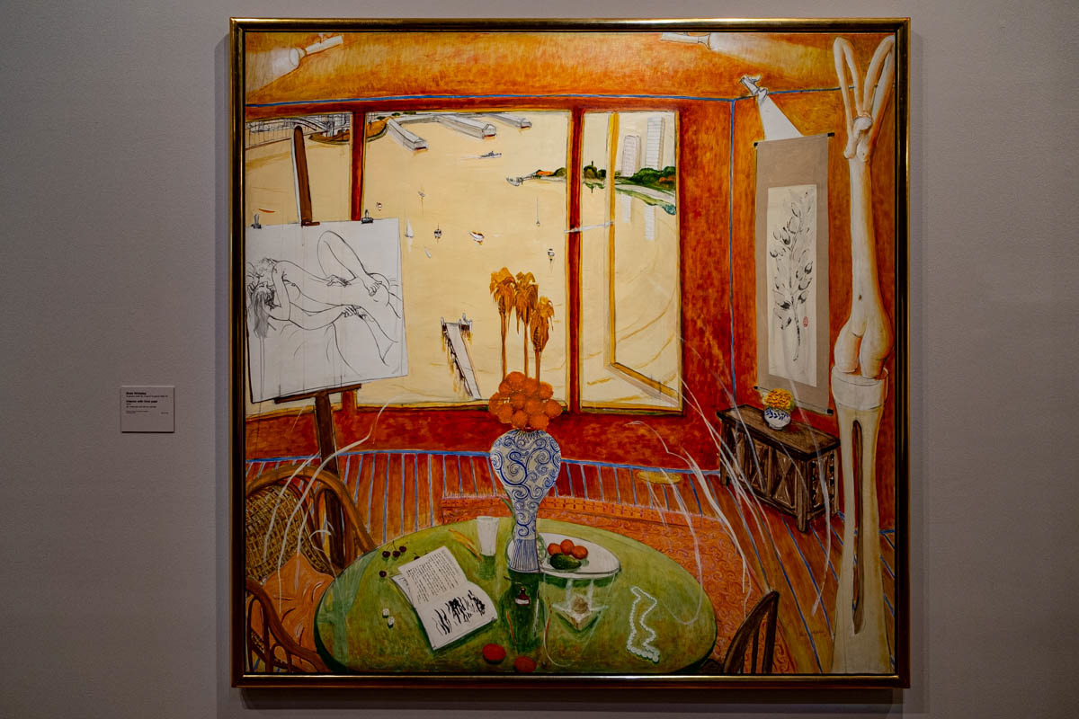 Interior with past time. By Brett Whiteley